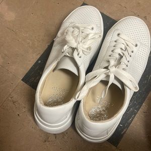 white sneakers